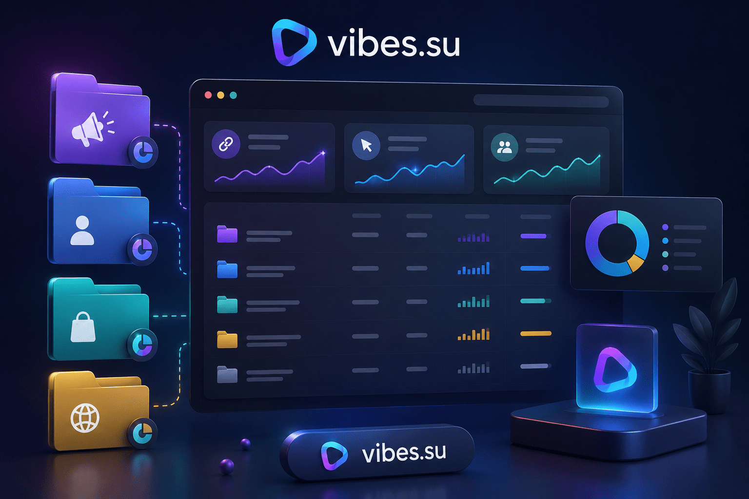 Проекты в Vibes: группировка ссылок по кампаниям и клиентам