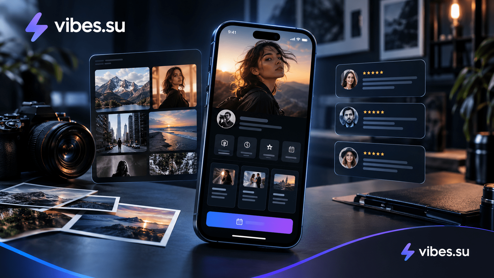 Био-страница фотографа: портфолио, цены, отзывы, запись на съёмку