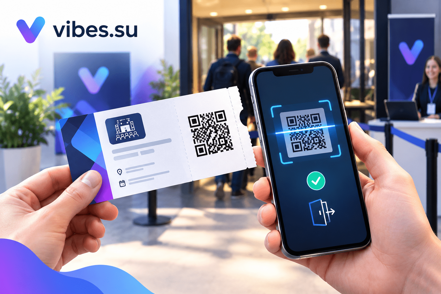 QR-код на билете мероприятия: вход и регистрация по сканированию