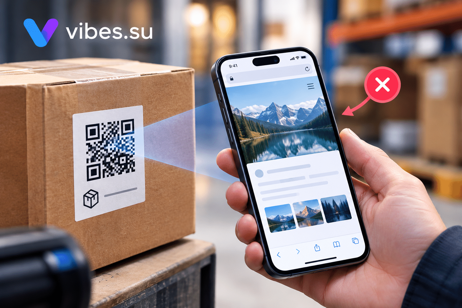 Покупатель сканирует QR-код на упаковке и видит не ту страницу на смартфоне